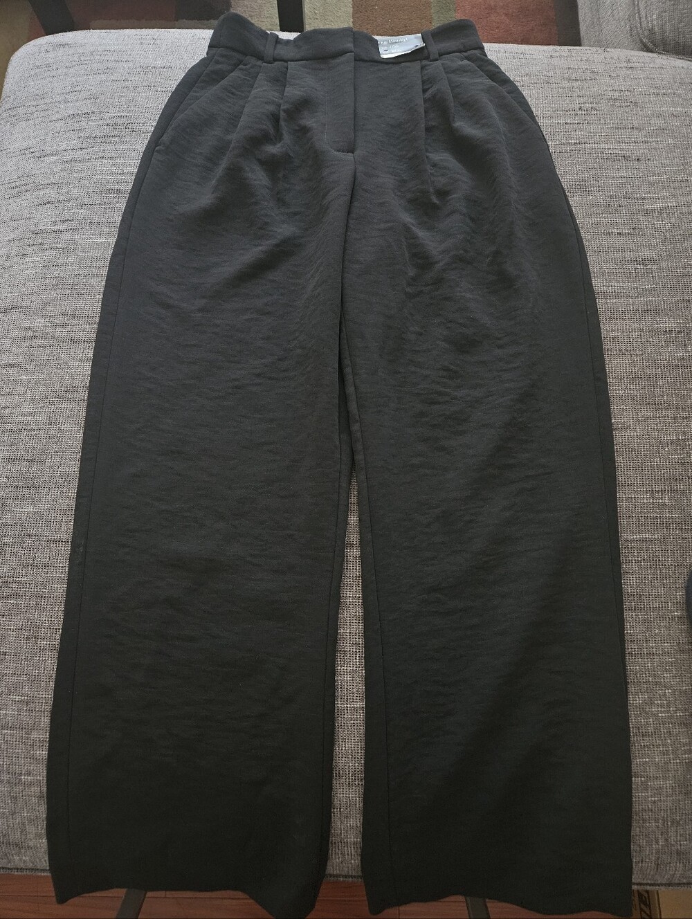 NWT A&F Curve Love Sloane Wide-Leg Trousers in Premium Crepe (Short) - Picture 2 of 4